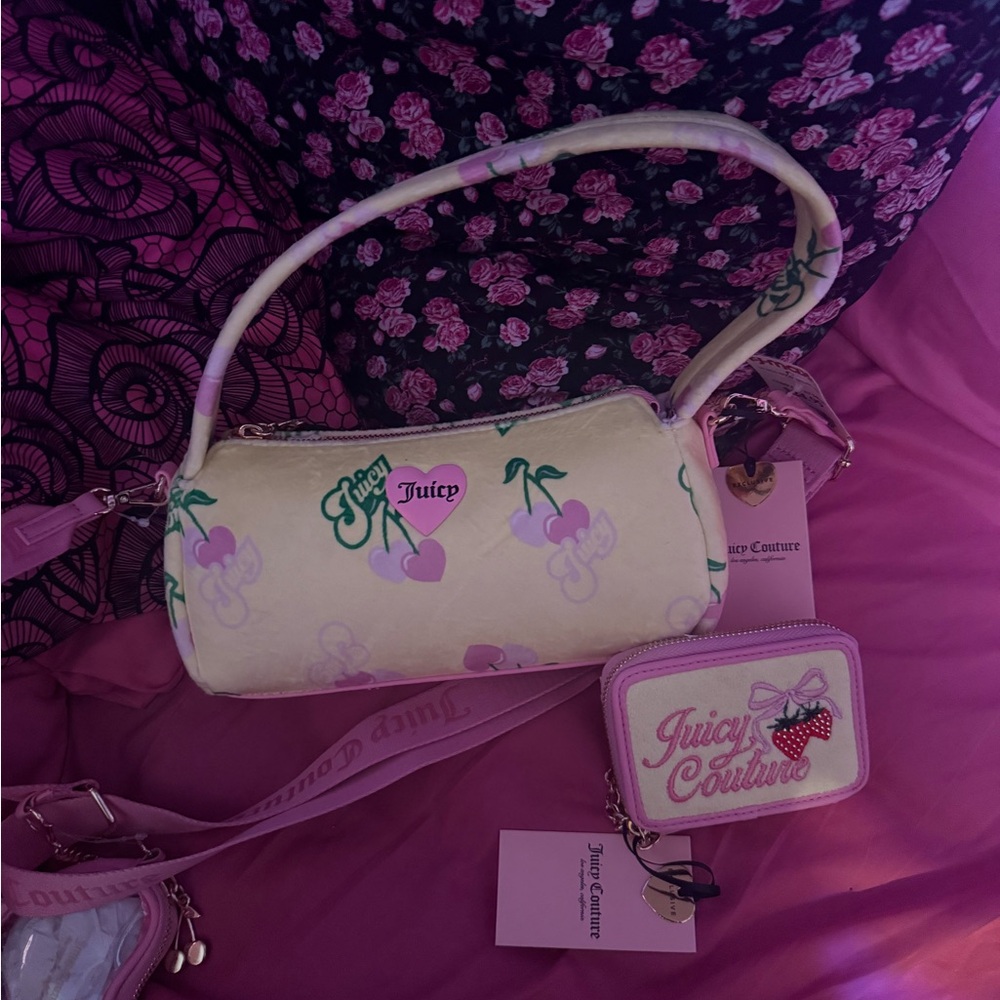 Juicy Couture retro cherry Shoulder Bag Set